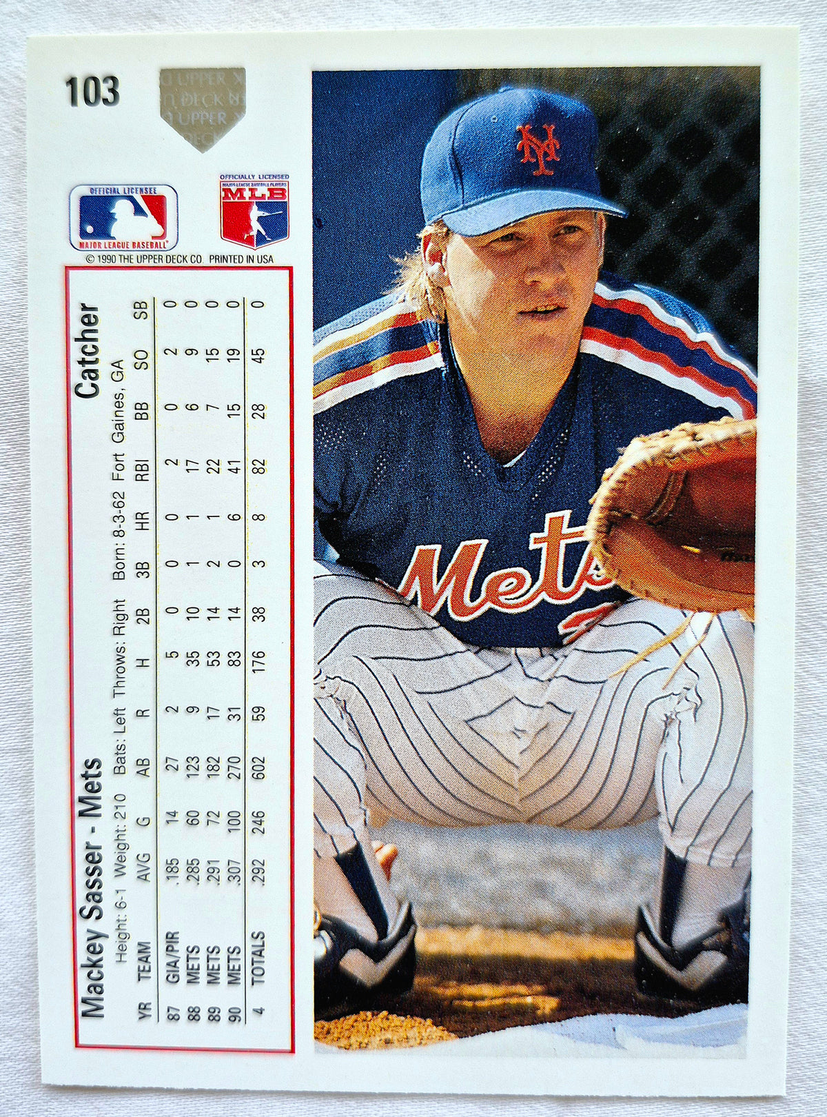 Magadan Dave New York Mets Primera Base #201 Score '92 Tarjeta de Béisbol