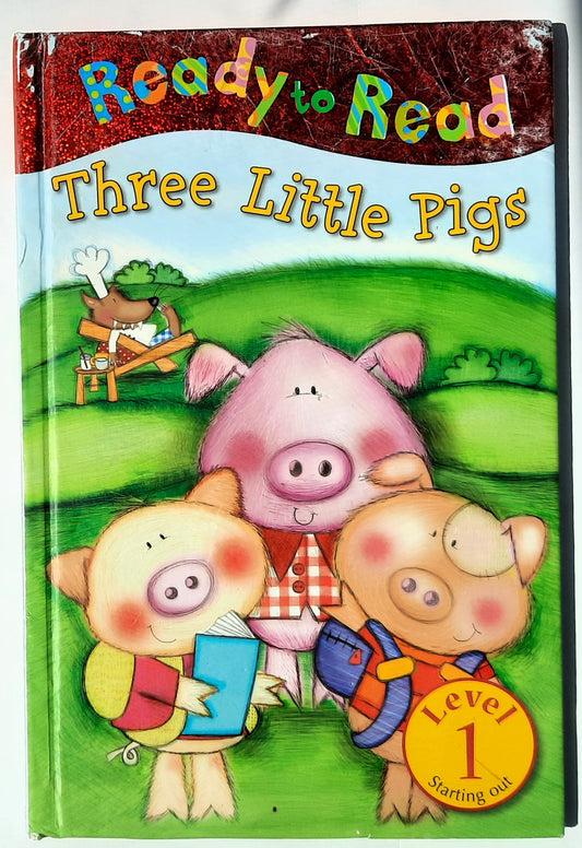 The Three Little Pigs by Katie Saunders (Good, 2013, HC, Make Believe Ideas Ready to Read)