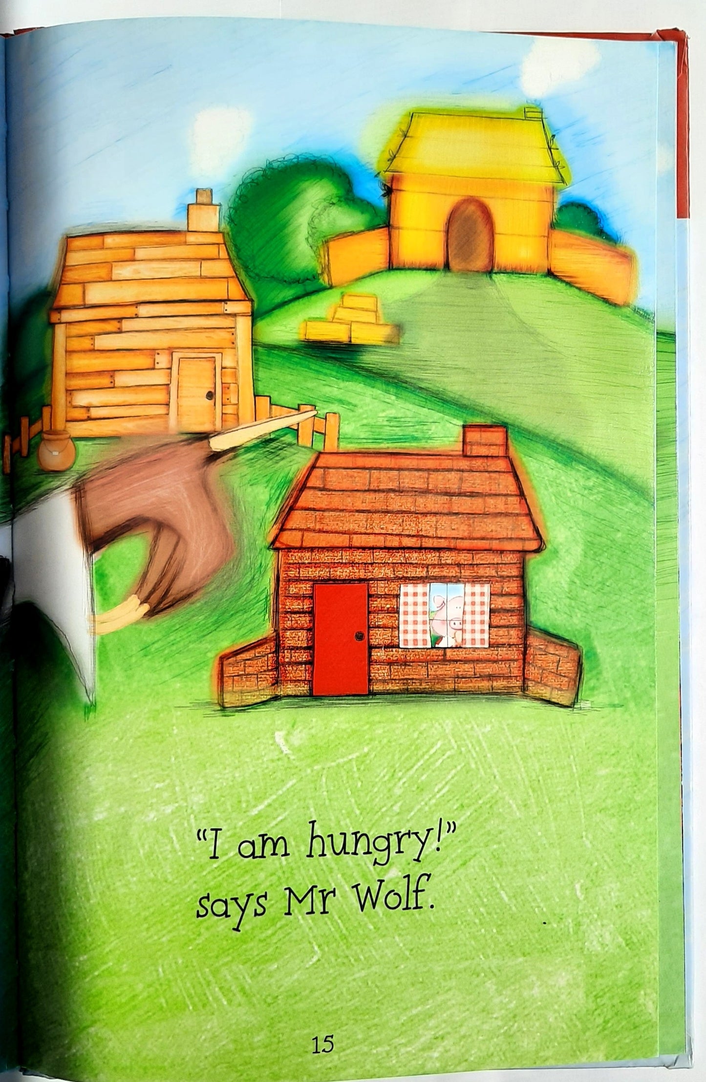 The Three Little Pigs by Katie Saunders (Good, 2013, HC, Make Believe Ideas Ready to Read)