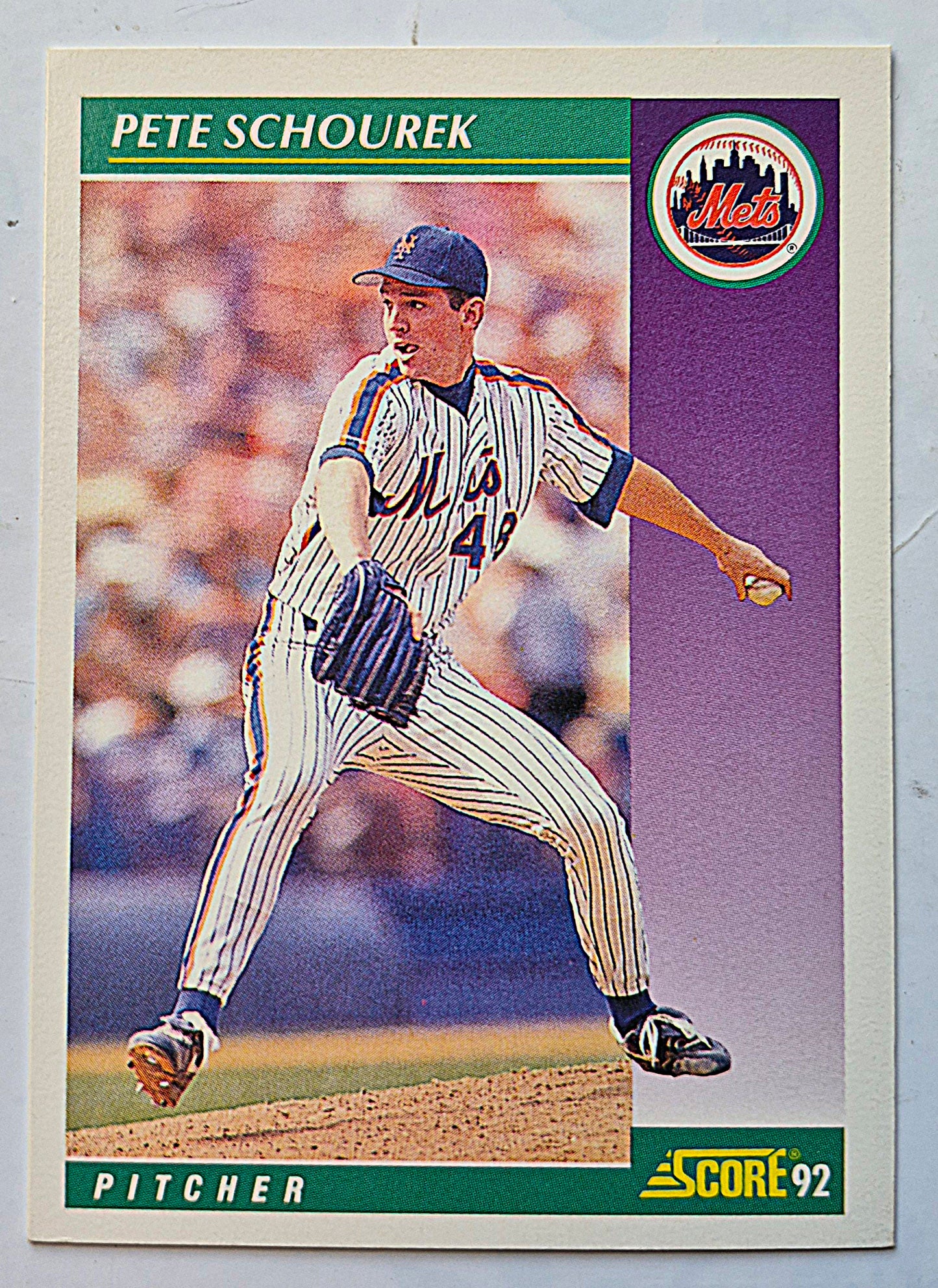 Bewertung '92 Bob Scanlan Pitcher Chicago Cubs #285 Baseballkarte Fast Neuwertig