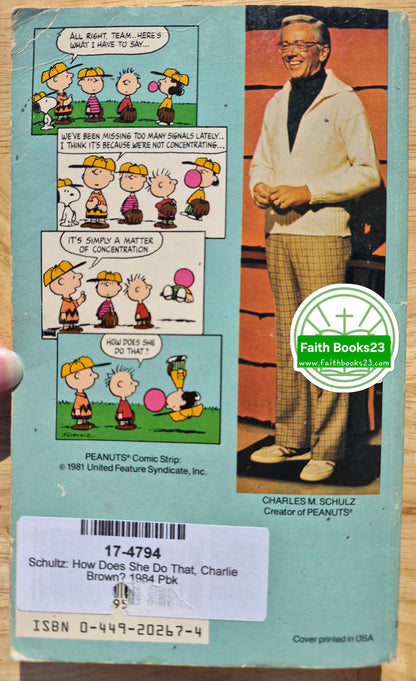 Wie macht sie das bloß, Charlie Brown? von Charles M. Schulz (Gut, 1984, TB, Ballantine Books)