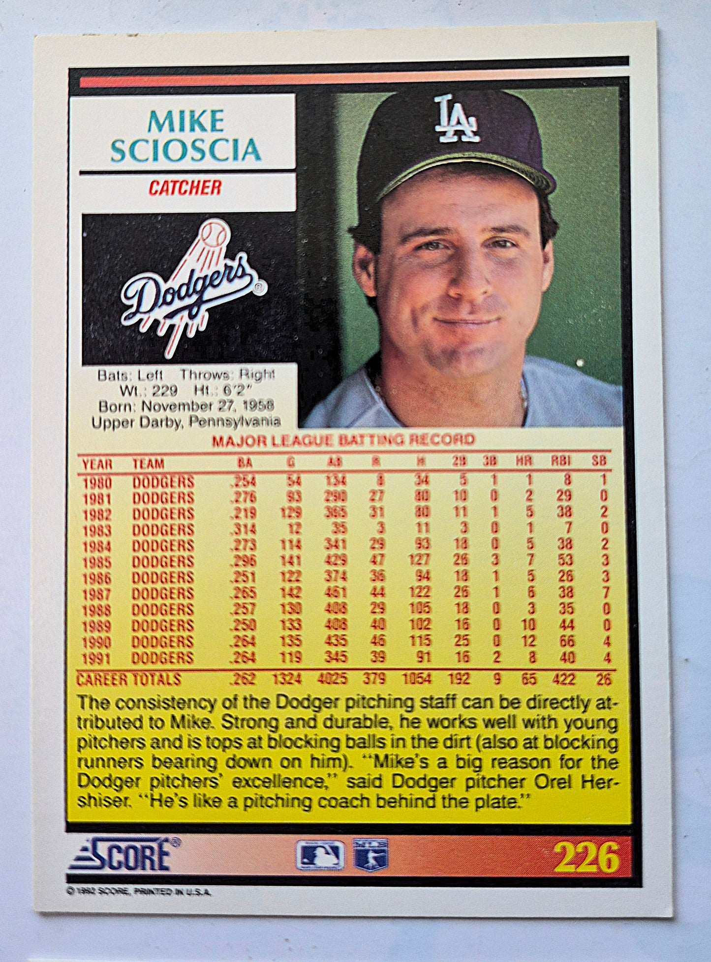 Bewertung '92 Bob Scanlan Pitcher Chicago Cubs #285 Baseballkarte Fast Neuwertig