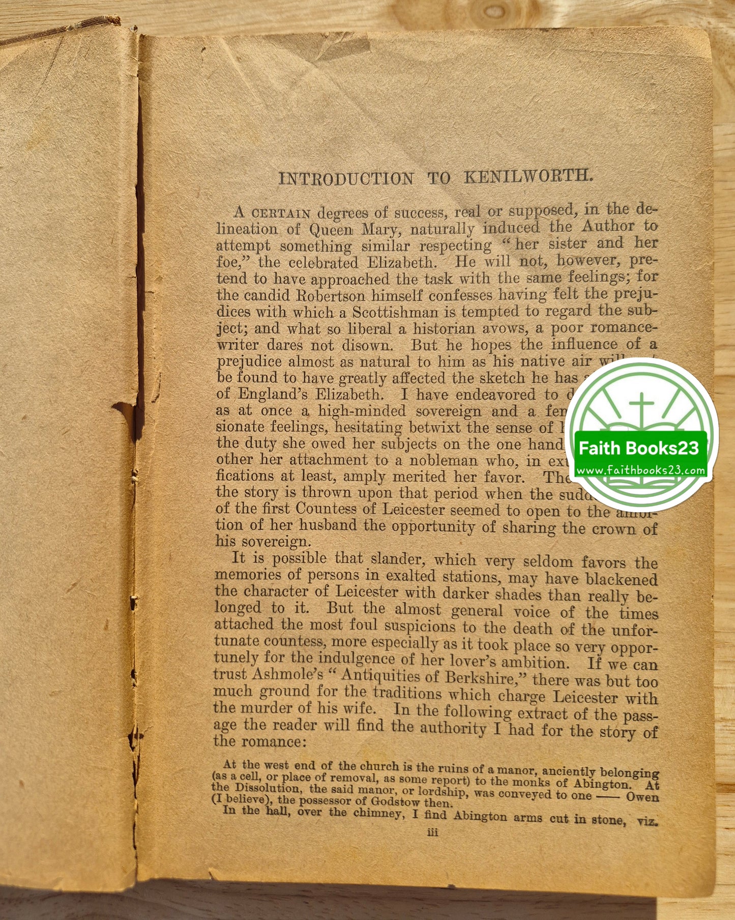 Kenilworth von Sir Walter Scott (Akzeptabel, ca. 1890, gebunden, 469 Seiten, Hurst & Company)
