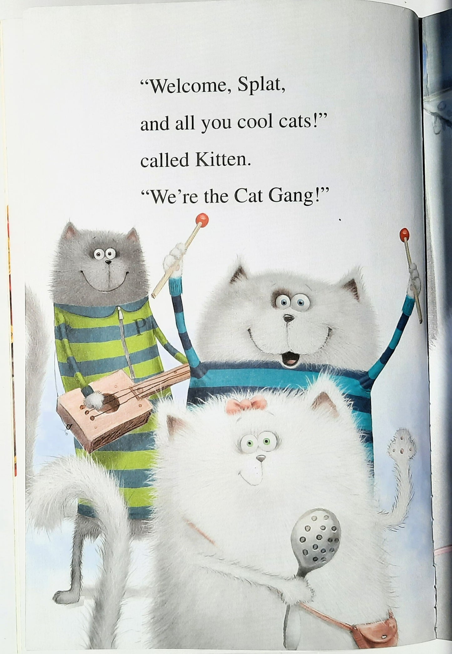 Splat the Cat With a Bang and a Clang by Rob Scotton (Very good, 2013, Pbk, 32 pages, Harper)