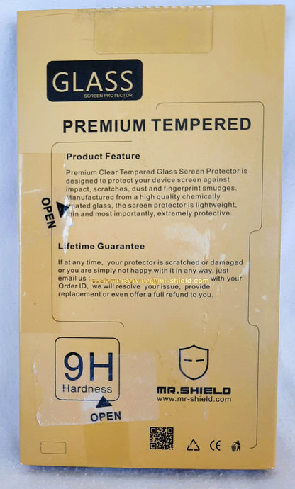 Mr. Shield Glass Screen Protector (New, 3 pack, 9H, HD, 2.5D)