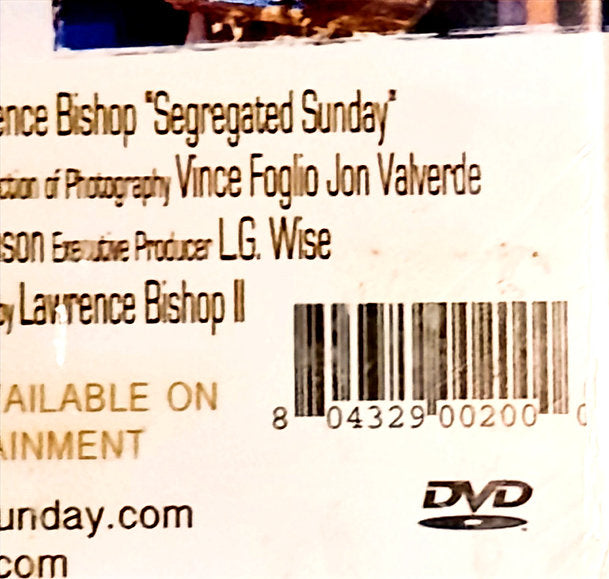 Segregated Sunday DVD [&CD release] with Lawrence Bishop & L.G. Wise (New, 2007, NR, Lg Wise Studio)