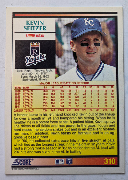 Bewertung '92 Bob Scanlan Pitcher Chicago Cubs #285 Baseballkarte Fast Neuwertig