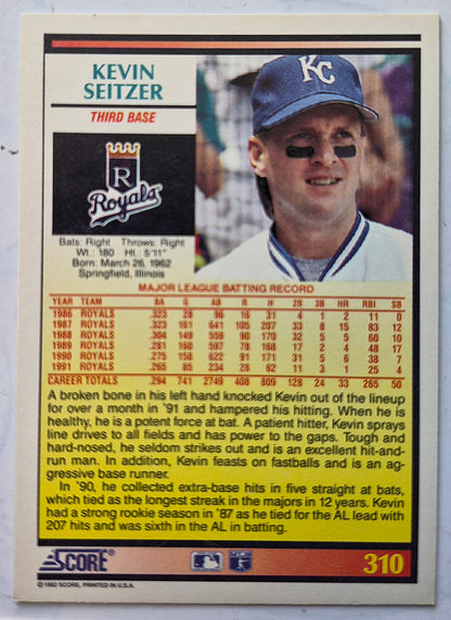Bewertung '92 Bob Scanlan Pitcher Chicago Cubs #285 Baseballkarte Fast Neuwertig
