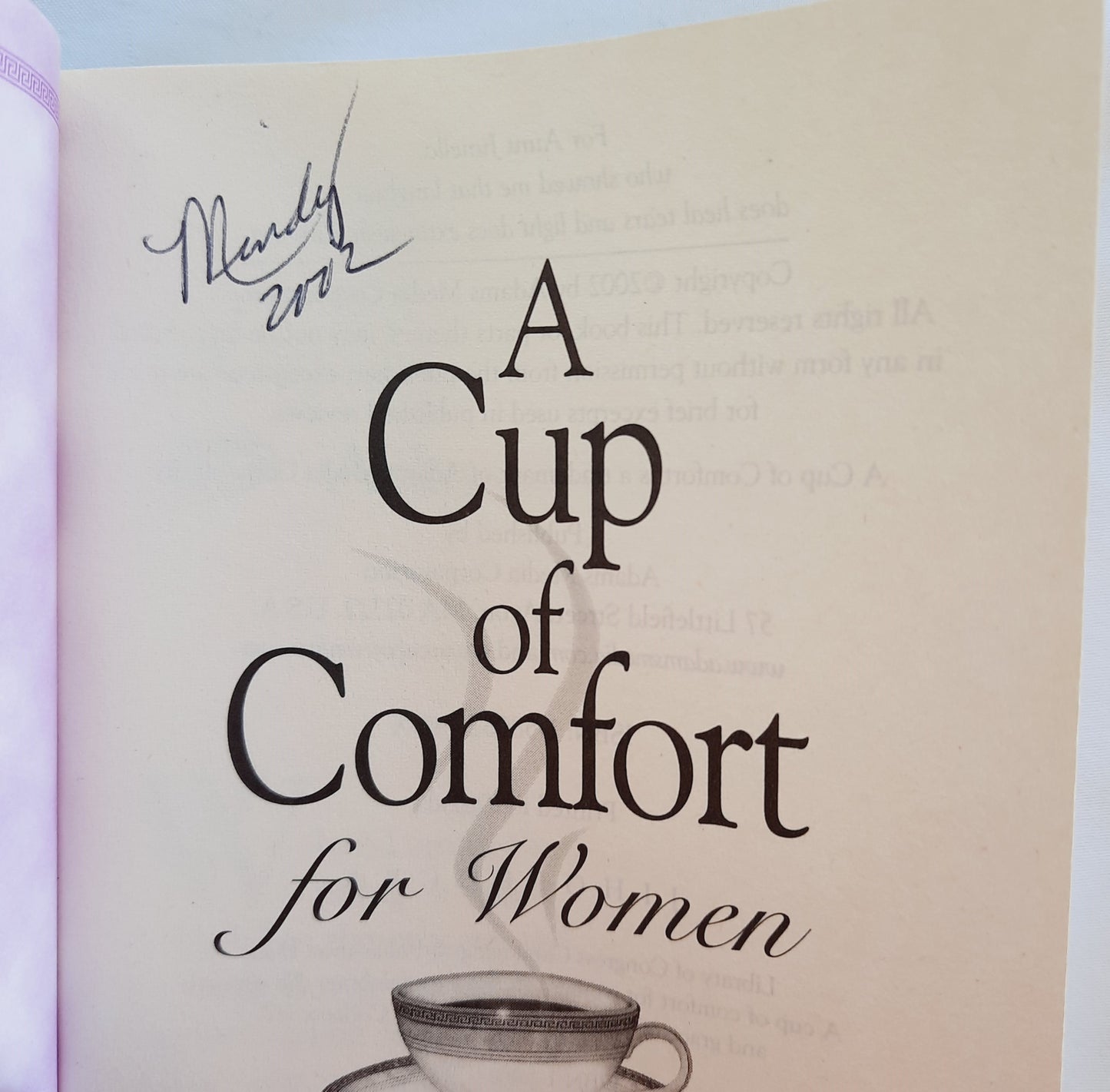 A Cup of Comfort for Women edited by Colleen Sell (Very good, 2002, Pbk, 324 pages, Adams Media)