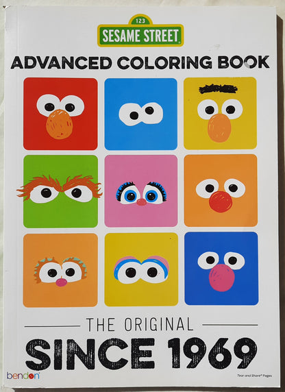 Sesame Street Advanced Coloring Book by Bendon (Good, 2019, Pbk)