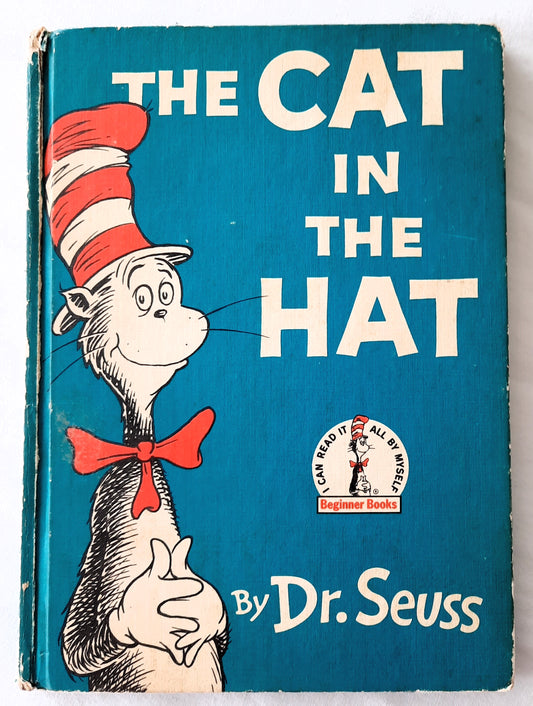 The Cat in the Hat by Dr. Seuss (Good, 1957, HC, 61 pages, Random House)