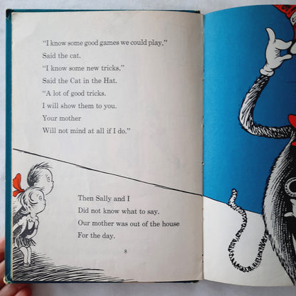 The Cat in the Hat by Dr. Seuss (Good, 1957, HC, 61 pages, Random House)