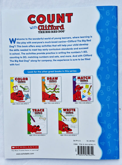 Zählen mit Clifford, dem großen roten Hund: Aktivitäten zum Aufbau feinmotorischer und früher mathematischer Fähigkeiten von Karen Sevaly (Neu, 2015, broschiert, 48 Seiten, Scholastic)