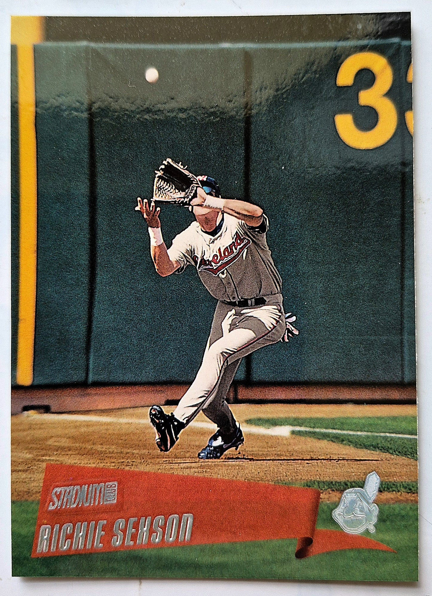 Tarjeta de béisbol Topps 2000 Stadium Club de Sexson Richie, jardinero de los Cleveland Indians, #21