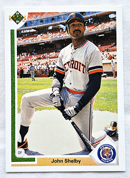 Shelby John Detroit Tigers #201 Outfield Upper Deck 1991 Baseball Card