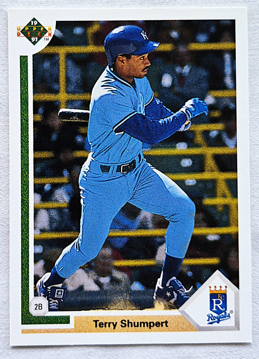 Shumpert Terry KC Royals #521 2nd Base Upper Deck 1991 Baseball Card