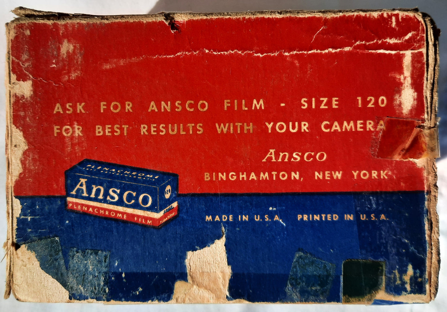 Vintage Shur-Shot 20 Camera by Ansco in Box (Good-untested, 120 film, JN-179)