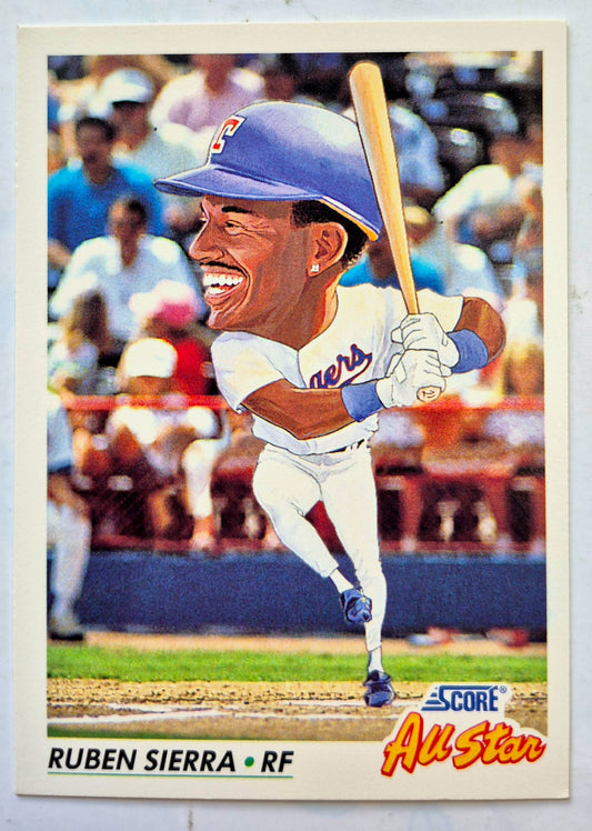 All Star Ruben Sierra Right Field #437 Score '92 Baseball Card