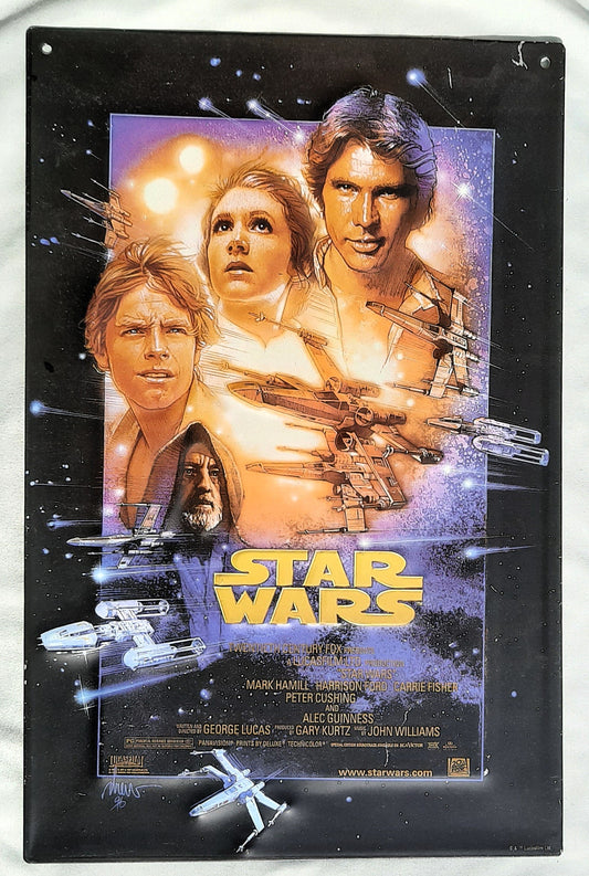 Metal Wall Decor Star Wars by Open Roads Brand (Very good, 8.5" x 13", Hobby Lobby)