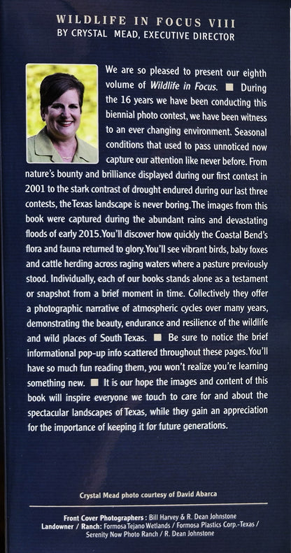 Wildlife in Focus VIII editors David Sikes; Crystal Mead; Brenda Weathered (Very good, 2016, HC, 188 pgs, Grunwald Printing)