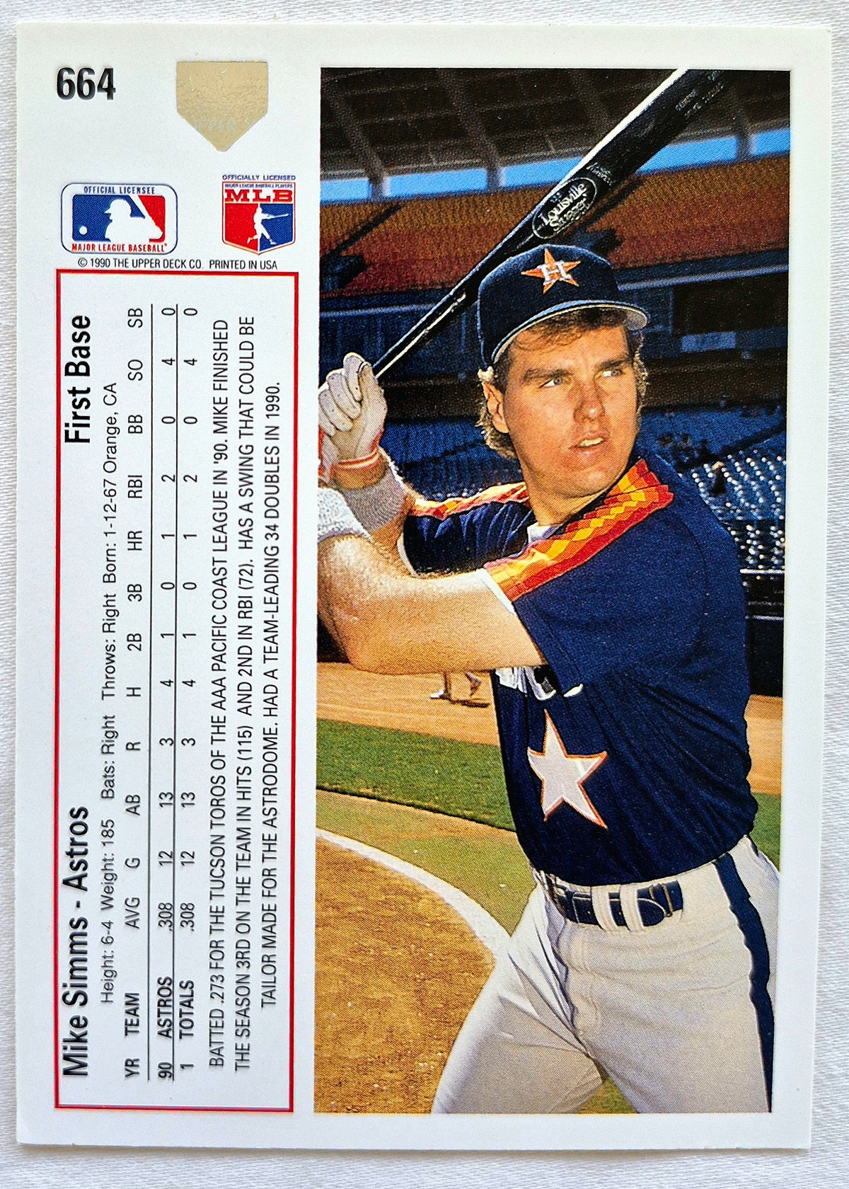 Magadan Dave New York Mets Primera Base #201 Score '92 Tarjeta de Béisbol