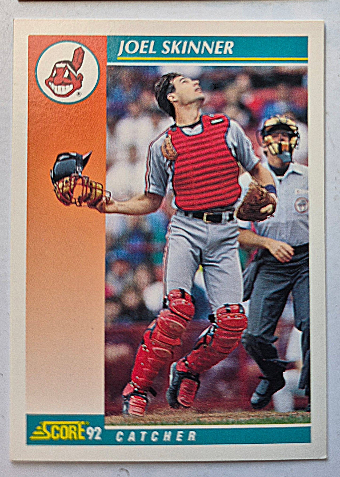 Skinner Joel Cleveland Indians Catcher #227 Score '92 Baseball Card