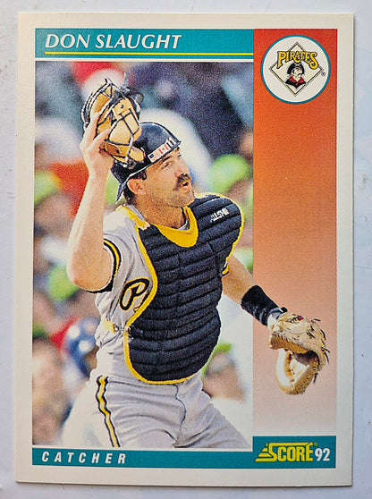 Slaught Don Pittsburgh Pirates Catcher #280 Score '92 Baseball Card
