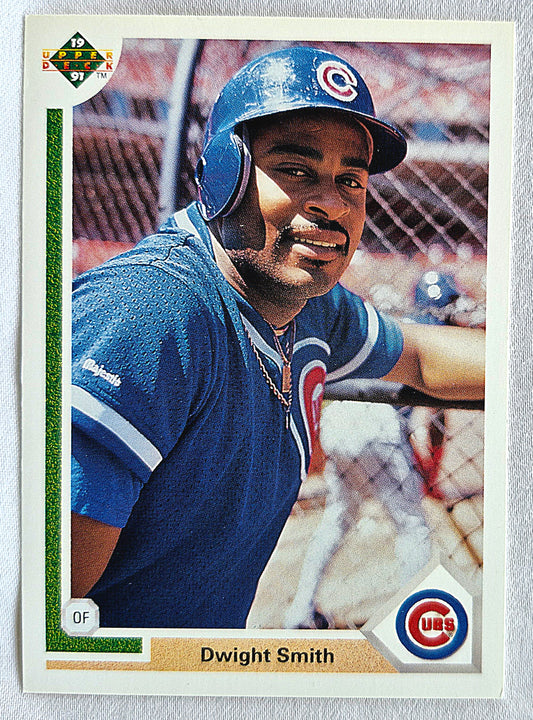 Smith Dwight Chicago Cubs #452 Outfield Upper Deck 1991 Baseball Card