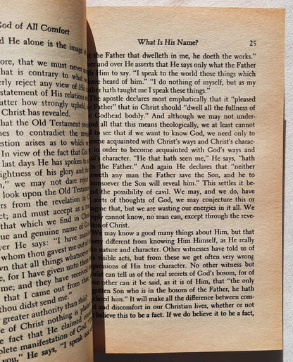 The God of All Comfort by Hannah Whitall Smith (Good, 1956, PBK, 253 pages, Moody Press)