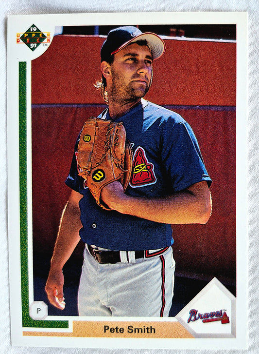 Smith Pete Atlanta Braves #622 Pitcher Upper Deck 1991 Baseball Card