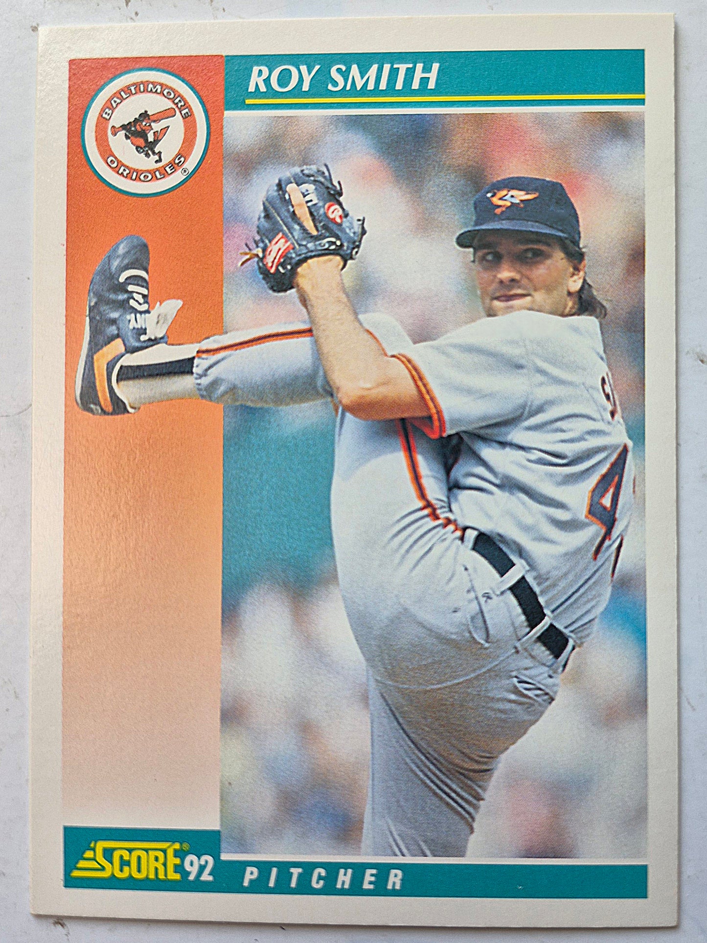 Smith Roy Baltimore Orioles Pitcher #256 Score '92 Baseball Card