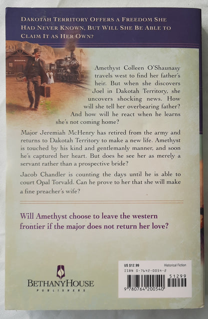 Amethyst by Lauraine Snelling (Dakotah Treasures #4, Very good, 2005, Pbk, 320 pages, Bethany House)