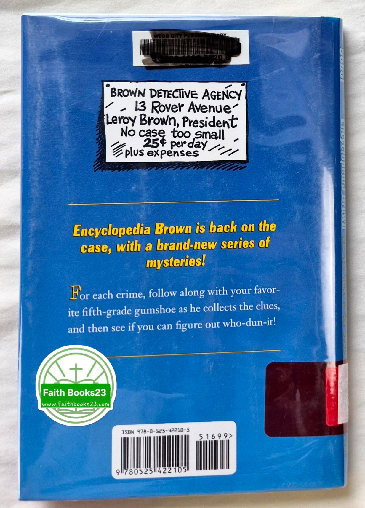 Encyclopedia Brown und der Fall der geheimen UFOs von Donald J. Sobol (Sehr gut, 2010, geb., 84 S., Dutton Children's Books)
