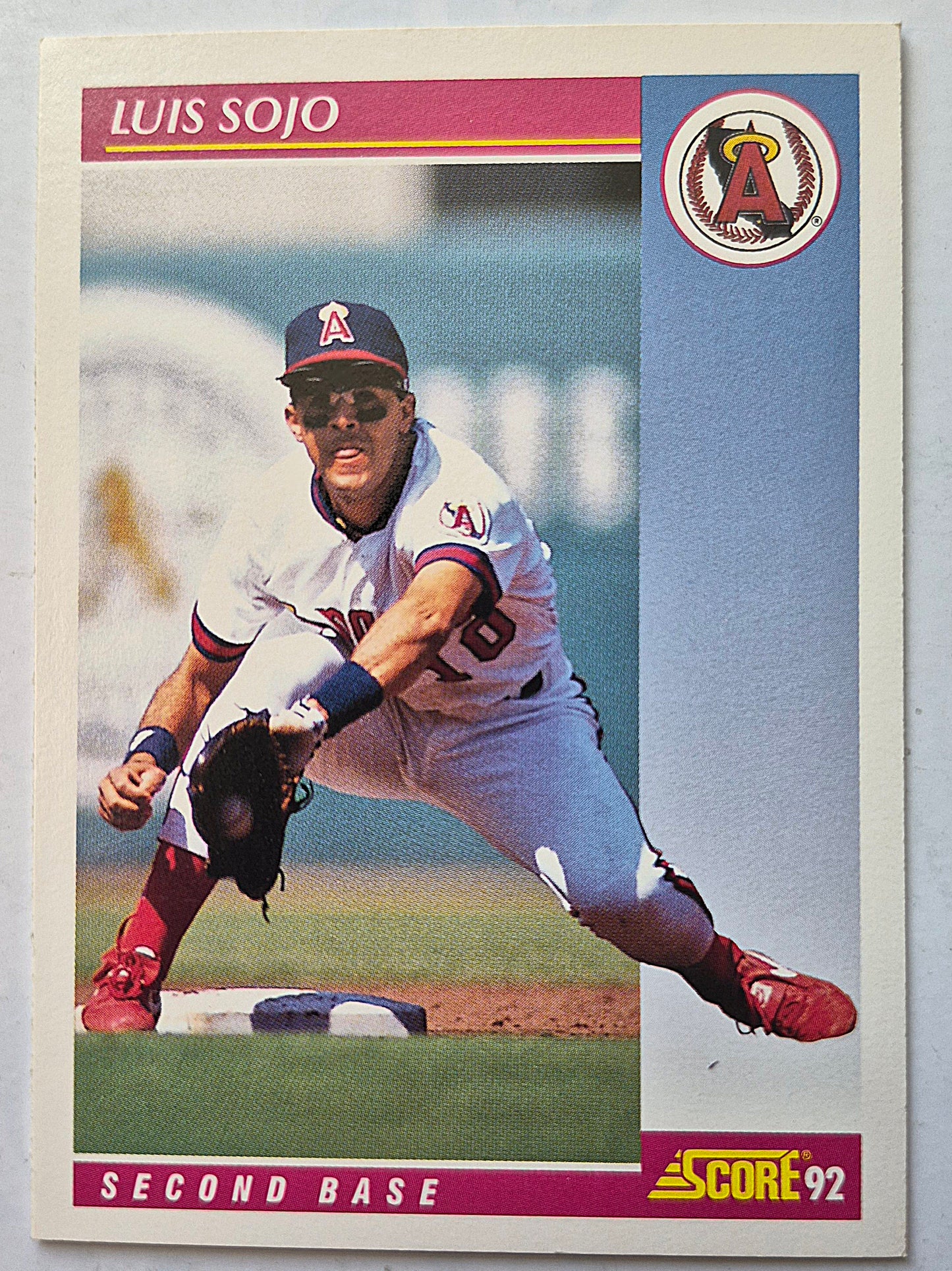Sojo Luis California Angels Second Base #127 Score '92 Baseball Card