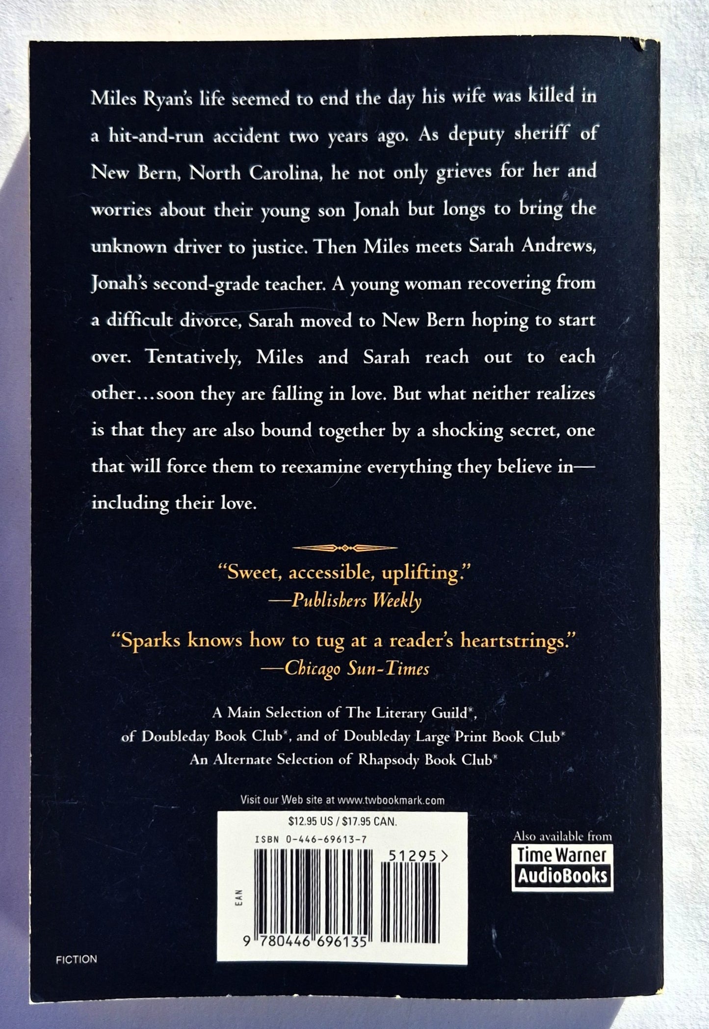 Die lange Heimreise von Nicholas Sparks (Sehr gut, 2001, Taschenbuch, 341 Seiten, Warner Books)