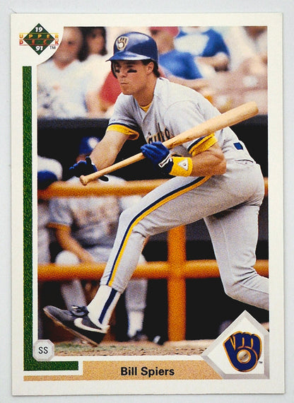 Bewertung '92 Julio Machado Milwaukee Brewers Relief Pitcher #353 Baseballkarte Nahezu Neuwertig