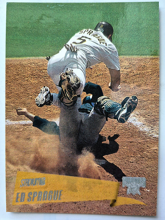 Sprague Ed Pittsburgh Pirates 3rd Base #180 Topps 2000 Stadium Club Baseball Card