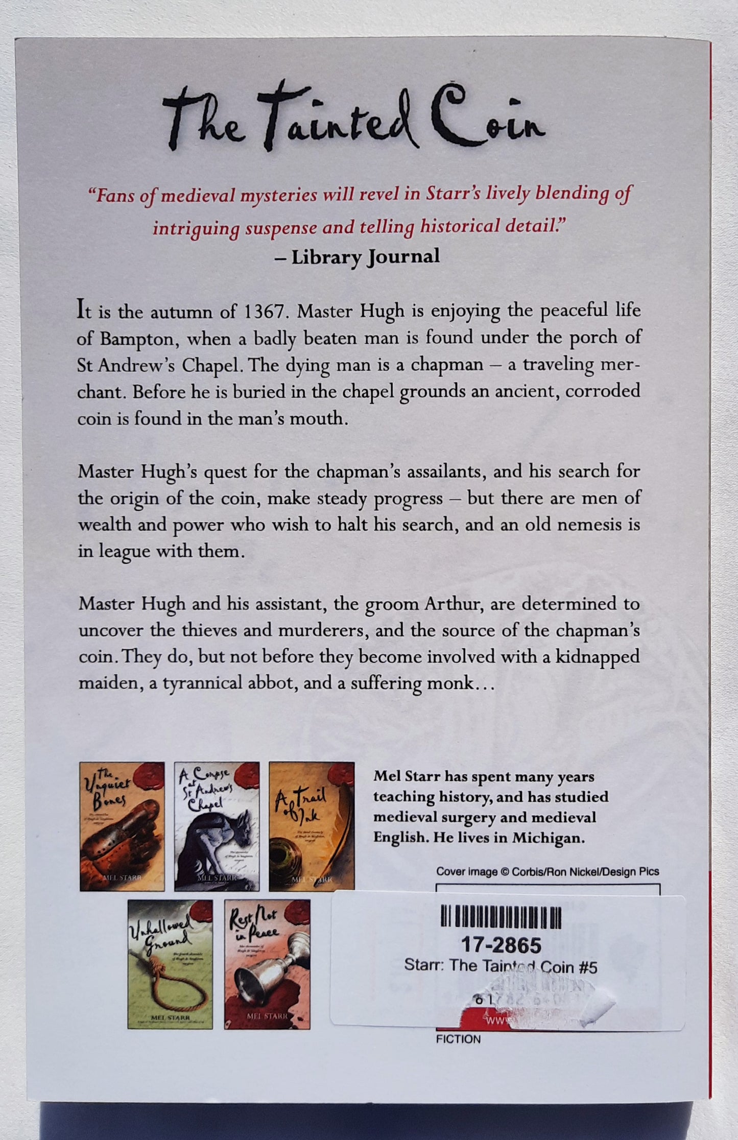 The Tainted Coin von Mel Starr (Hugh de Singleton #5, Neu, 2013, broschiert, 240 Seiten, Lion Fiction)
