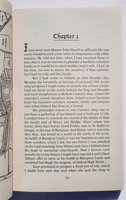 A Trail of Ink by Mel Starr (Hugh de Singleton #3, New, 2013, Pbk, 240 pages, Lion Fiction)