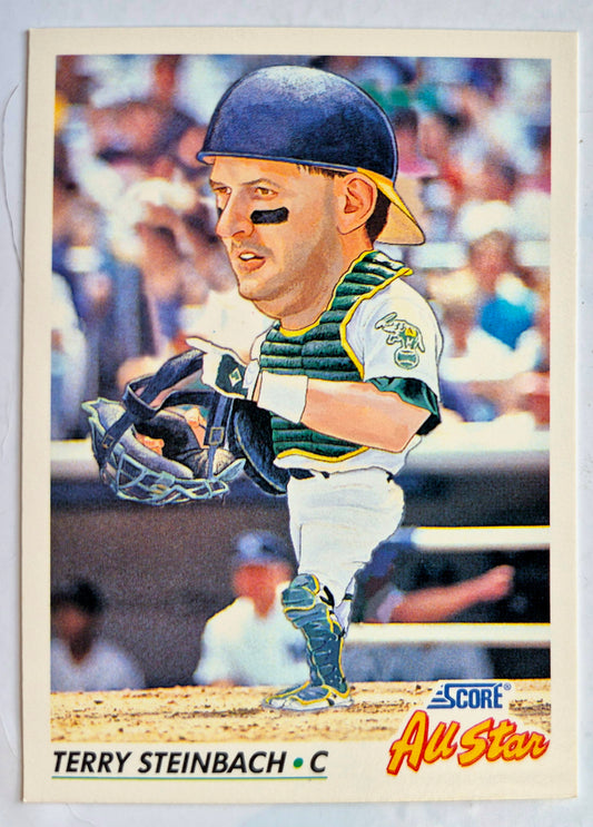 All Star Team Terry Steinbach Catcher #440 '91 Score Baseball Card