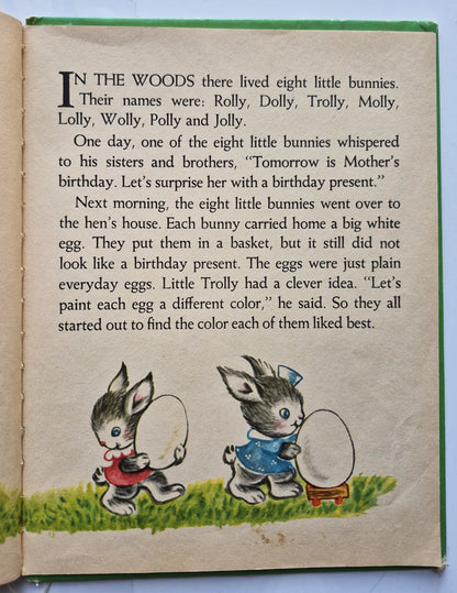 A Surprise for Mrs. Bunny by Charlotte Steiner (Poor, 1953, HC, Wonder Books)