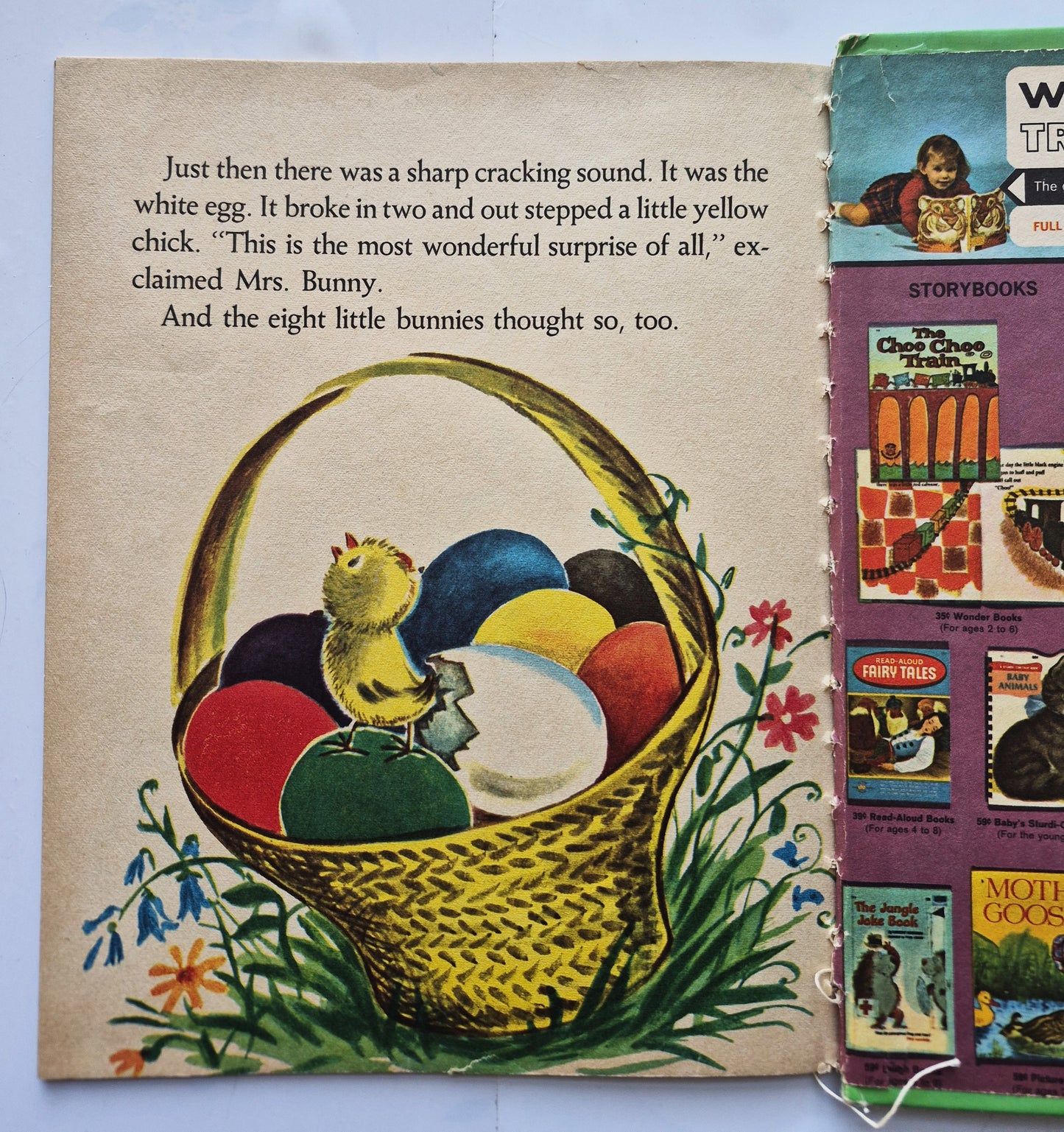 A Surprise for Mrs. Bunny by Charlotte Steiner (Poor, 1953, HC, Wonder Books)