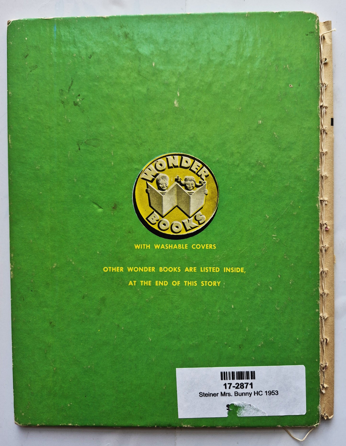 A Surprise for Mrs. Bunny by Charlotte Steiner (Poor, 1953, HC, Wonder Books)