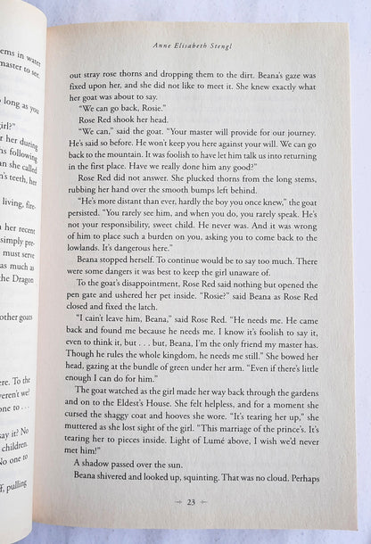 Moonblood by Anne Elisabeth Stengl (Tales of Goldstone Wood #3, Very good, 2012, Pbk, 373 pages, Bethany House)
