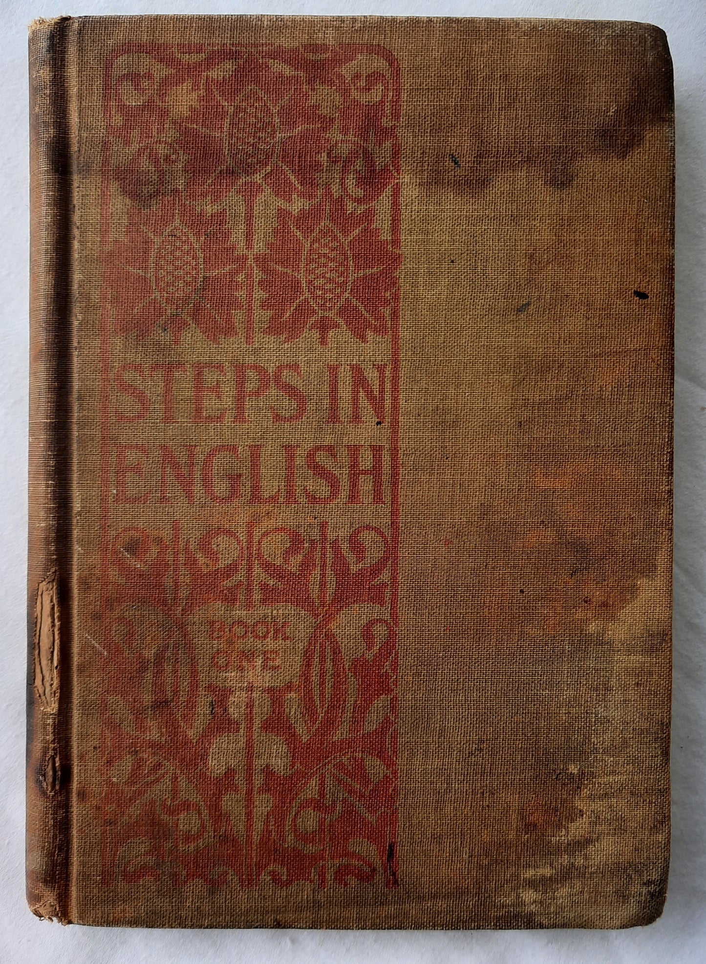 Steps In English Book One by John Morrow (Poor, 1903, HC, 244 pages, American Book Co.)