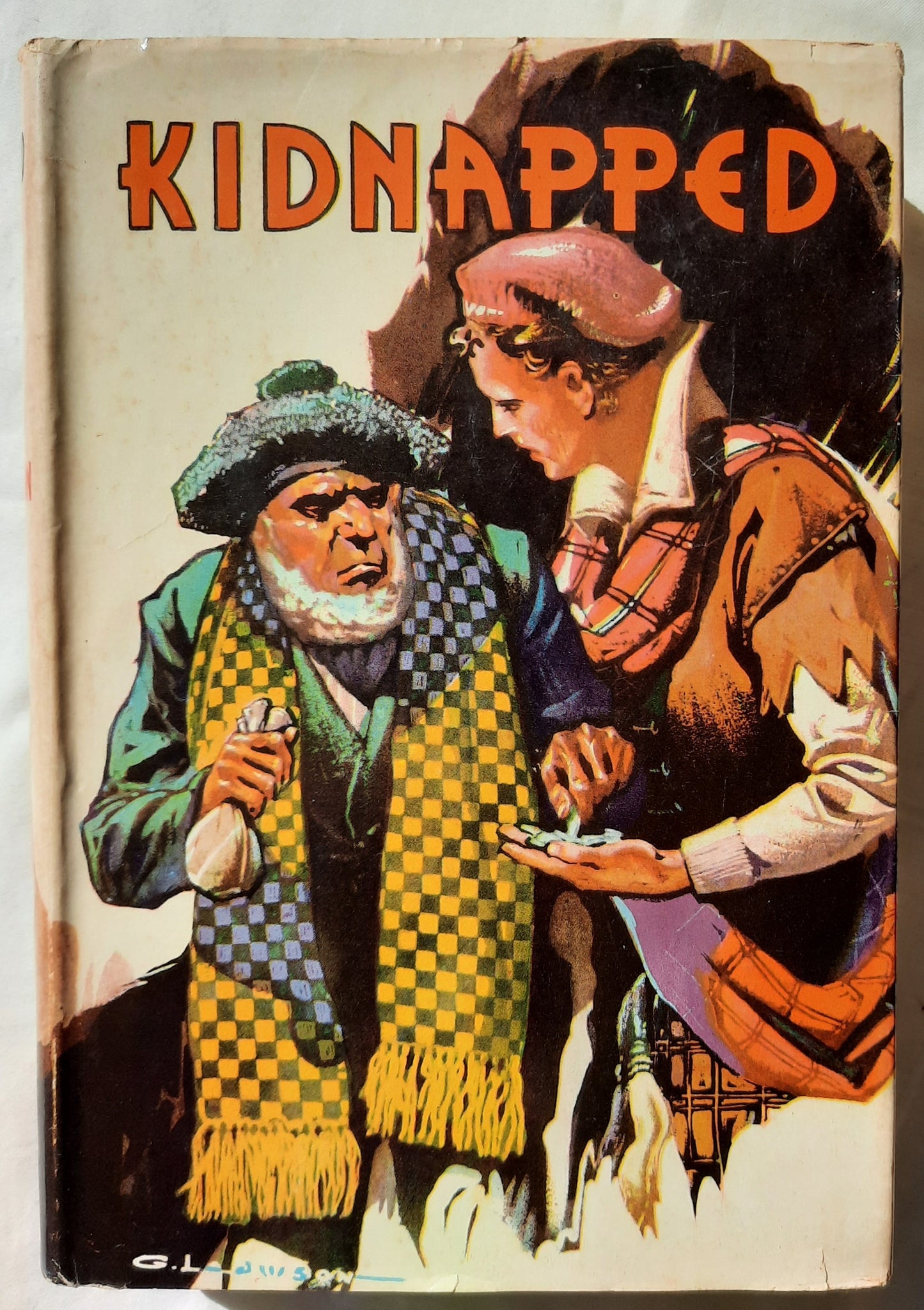 Kidnapped by Robert Louis Stevenson (Good, 1926, HC, 250 pages, Saalfield Publishing Co)