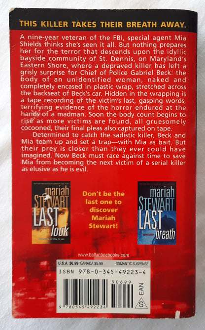Last Words #2 by Mariah Stewart (Good, 2007, Pbk, 369 pages, Ballantine Books)