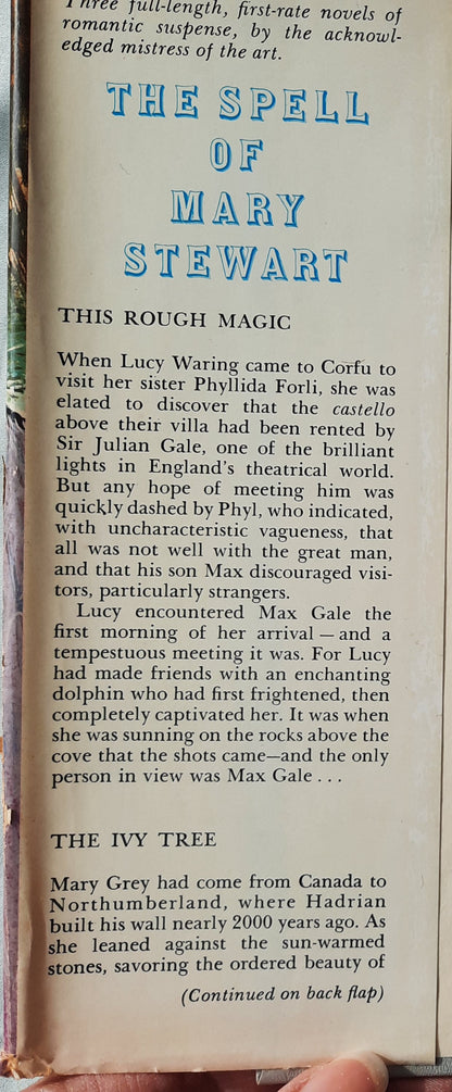 The Spell of Mary Stewart by Mary Stewart (This Rough Magic/The Ivy Tree/Wildfire at Midnight, Very Good, 1968, HC, 701 pages, Nelson Doubleday)