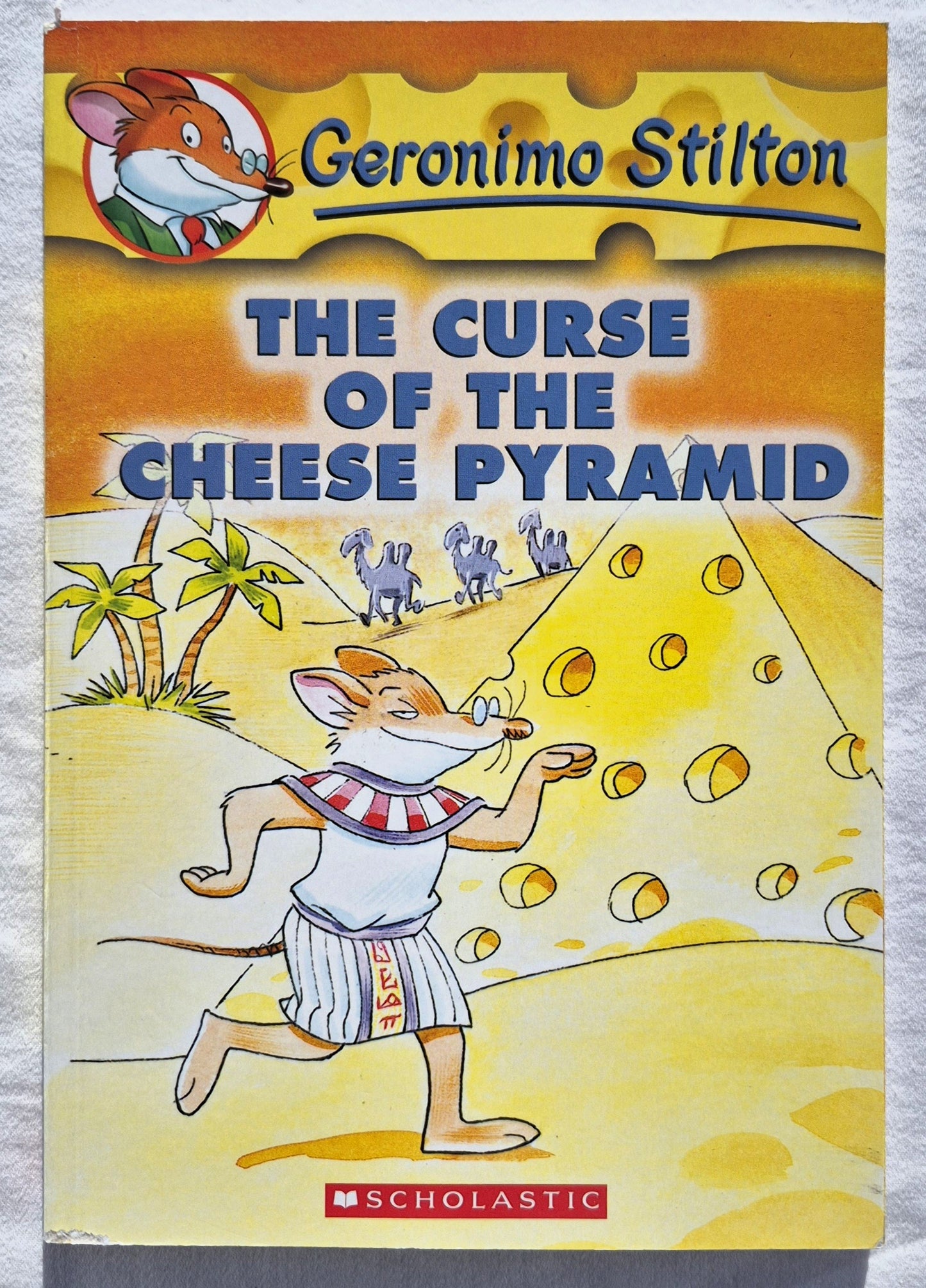 Geronimo Stilton – Der Fluch der Käsepyramide (Neu, 2004, Taschenbuch, 122 Seiten, Scholastic)
