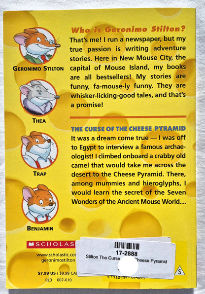 Geronimo Stilton – Der Fluch der Käsepyramide (Neu, 2004, Taschenbuch, 122 Seiten, Scholastic)